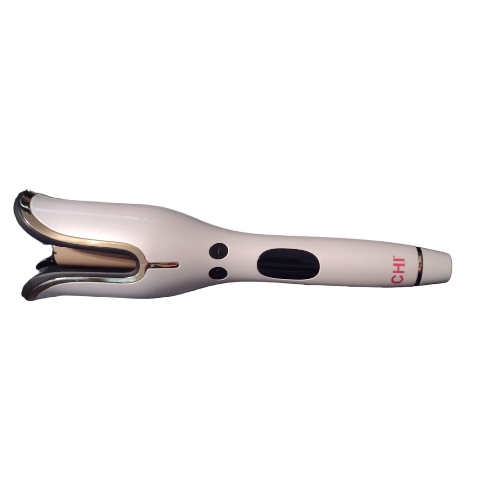 CHI Spin and Curl Special Edition curling iron Beach Waves pearl white